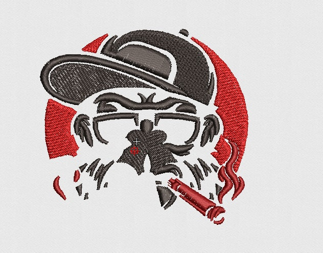 Player Embroidery Design
