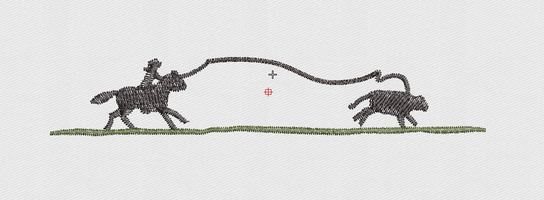 Cowboy Embroidery Design