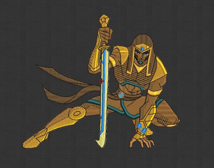 Pharaoh Embroidery Design