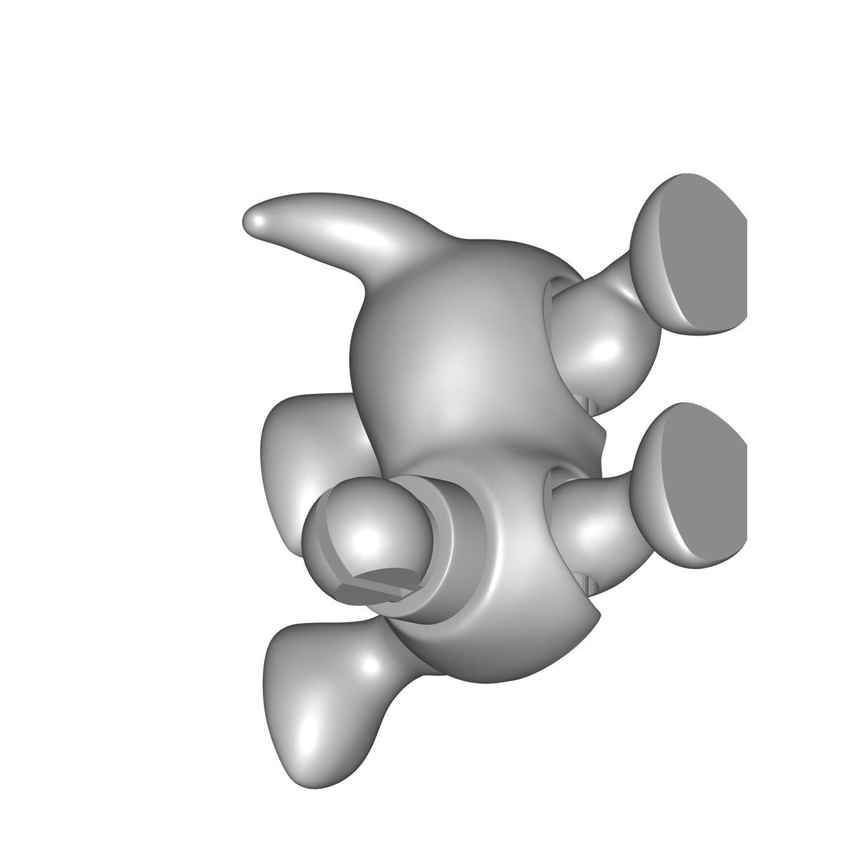Max Character with Antlers Figurine Print STL File