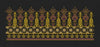 Gold And Purple Ornate Endless Border Embroidery Design