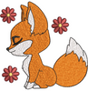 Fox Embroidery Design