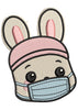 Mask Cartoon Head Embroidery Design