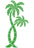 Coco Nut Tree Embroidery Design