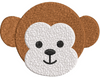 Monkey Face Embroidery Design