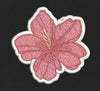 Hibiscus Flower Pink Embroidery Design