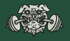 Gym Dog Embroidery Design