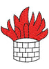 Flame Embroidery Design
