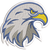 Eagle Face Embroidery Design