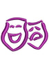 Drama Embroidery Design