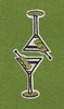 Martin Glass Brown Embroidery Design