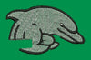 Leaping Marine Silhouette Embroidery Design