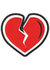 Break Heart Embroidery Design