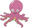 Octopus Embroidery Design