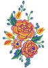 Beauty Flower Embroidery Design