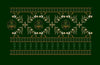Verdant Vine Border Embroidery Design