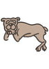 Dog Sleeping Embroidery Design