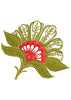 Big Flower Embroidery Design
