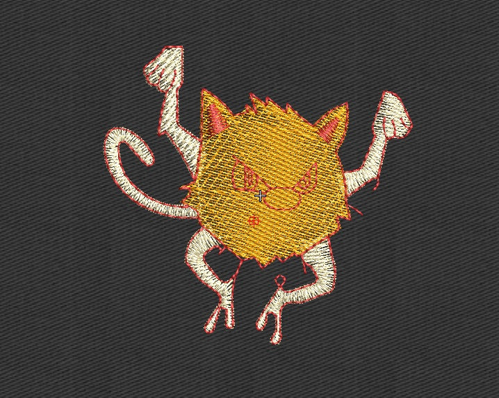 Monster Embroidery Design