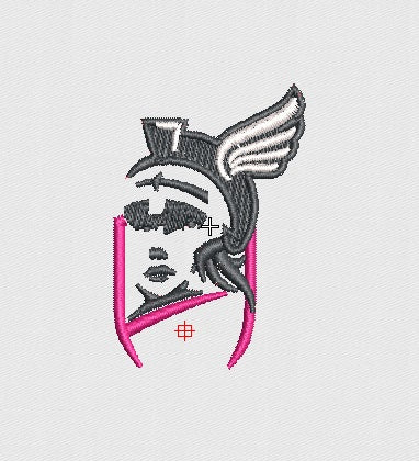 Spartan Embroidery Design