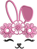 Rabbit Embroidery Design