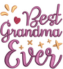 Grand Parents Embroidery Design