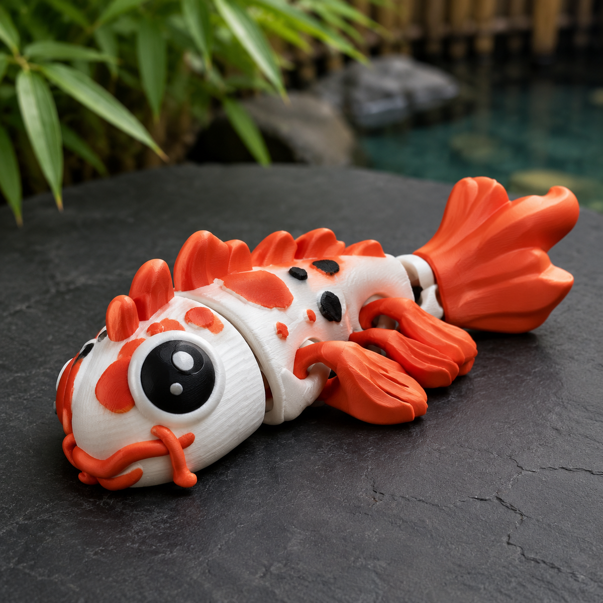 Koi Fish Figurine Print STL File