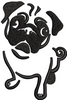 Dog Embroidery Design