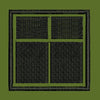 Four Pane Window Lattice Embroidery Design
