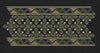 Floral Endless Border Black Embroidery Design