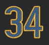 Outlined Numeric Emblem Embroidery Design