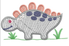 Baby Dinosaur Embroidery Design