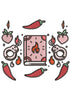 Hot Book Embroidery Design
