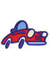 Jump Car Embroidery Design