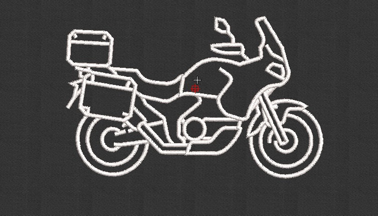 Bike Embroidery Design