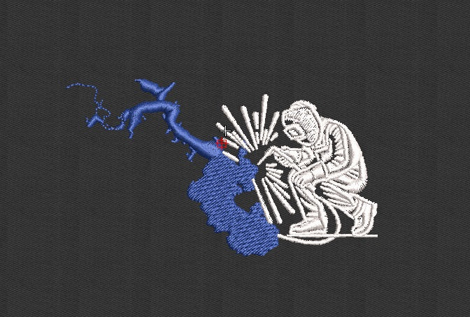Weld Embroidery Design