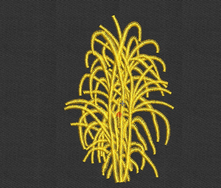 Wheat Embroidery Design
