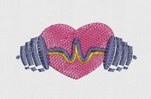 Heart Embroidery Design
