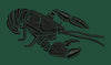 Crawfish Silhouette Embroidery Design