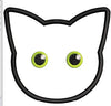 Cat Face Embroidery Design