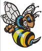 Bee Embroidery Design