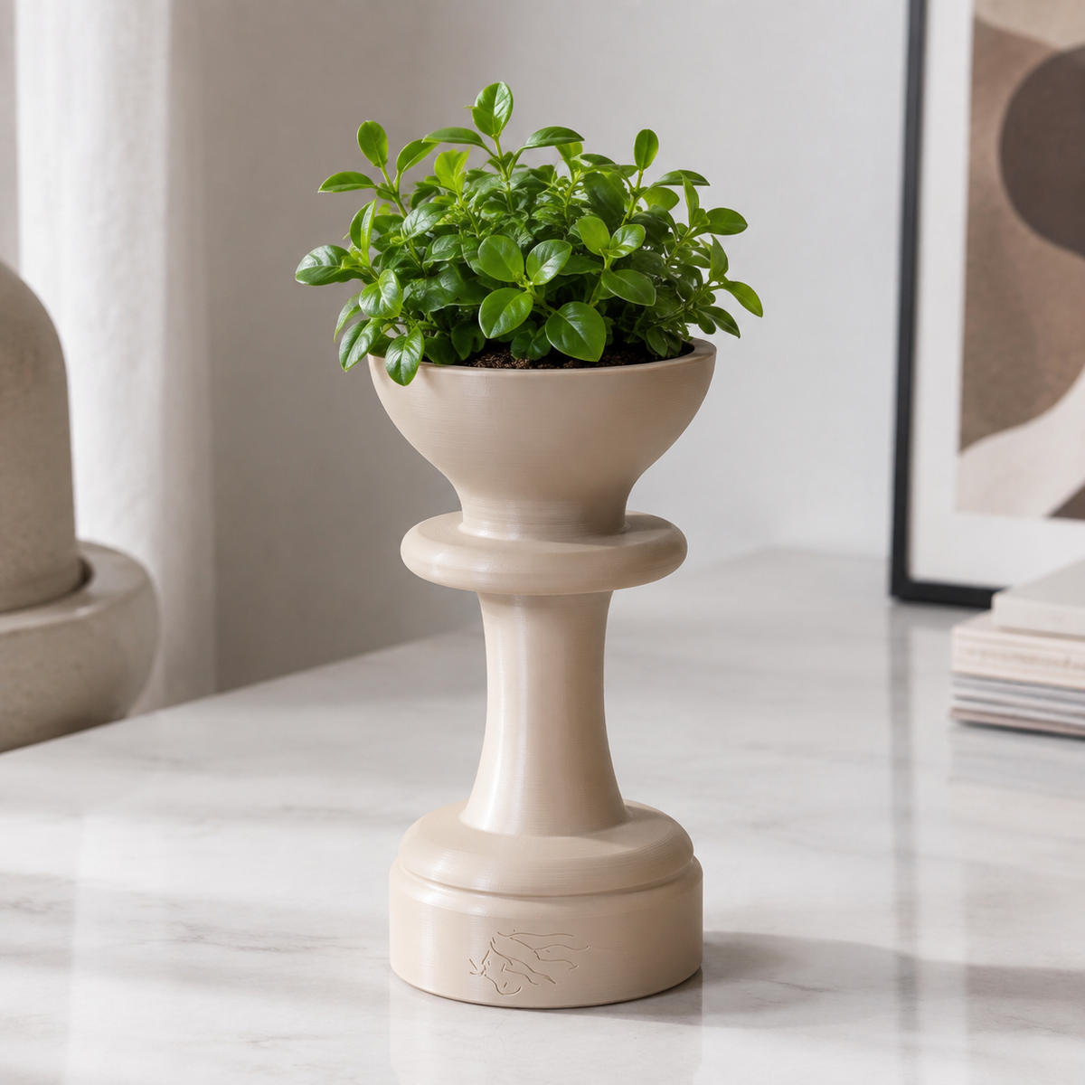 Chess King Planter Print STL File