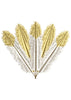 Feathers Embroidery Design