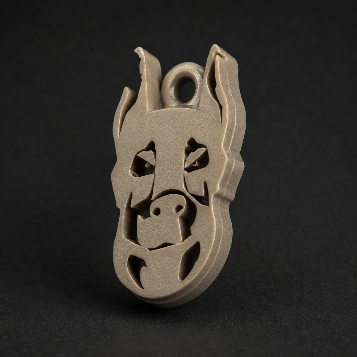 Doberman Keychain Print STL File