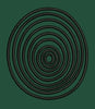 Circles In Black Embroidery Design