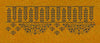 Floral Endless Border Orange Embroidery Design