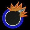 Bomb Blast Embroidery Design