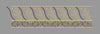 Golden Spray Border Embroidery Design