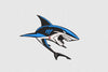 Shark Embroidery Design