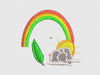 Rainbow Embroidery Design